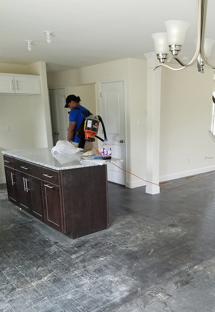 Post-construction cleanup by Best Professionals Cleaning