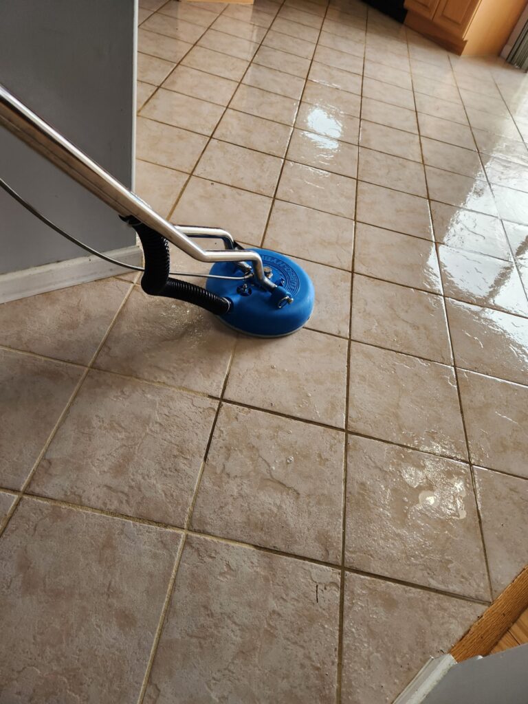 Tile Grout cleaning